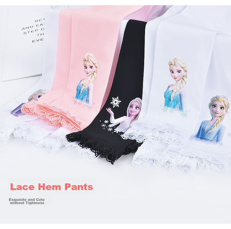 Disney Girls' Leggings, Spring And Summer Pants for Girls, Outdoor Wear, Student Dance Mosquito-Proof Long Pants SP97306 Size 150 12