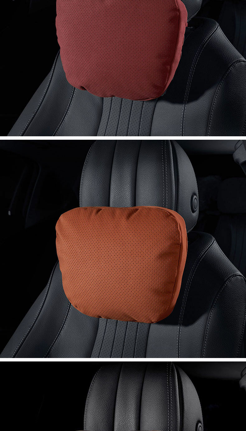 Shenchuang Car S-Class Maybach-Style Headrest And Lumbar Support, Neck Pillow for Car Use, Cushion Backrest, Suitable for Mercedes-Benz And Tesla, Universal Model 13