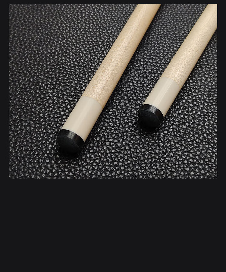 LIVEX Black Feather Pool Cue, Large Tip Black 8-Ball Cue, Chinese Eight-Ball Cue, Detachable 16-Color Nine-Ball Cue 8