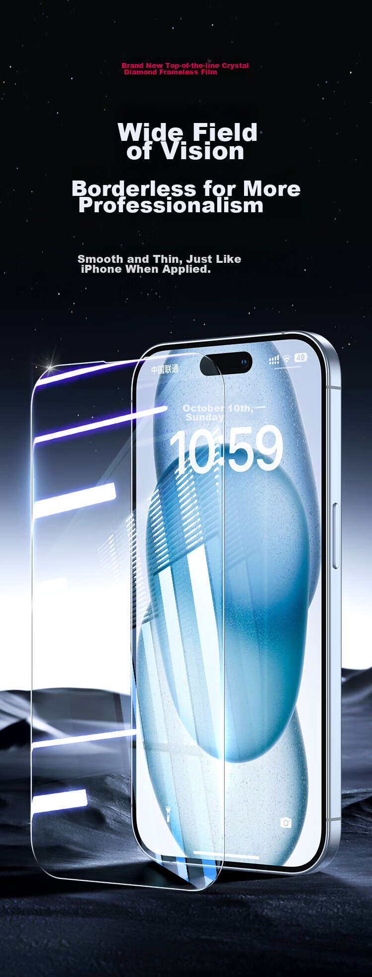 BIAZE [Ultra-Fast Repair Privacy Screen Protector 2 Pieces] for Apple IPhone 15 Pro Hydrogel Soft Film, IPhone 15 Pro Screen Protector, Anti-Peeping HD Non-Tempered Full Adhesive Protective Film JM189 1