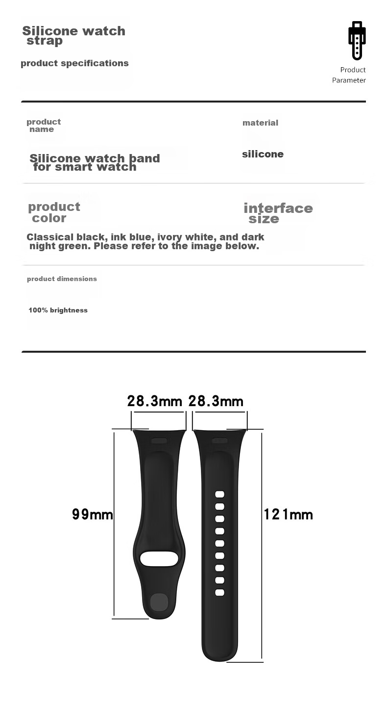 KMaxAI Compatible Silicone Watch Band for Xiaomi Redmi Watch 3, Xiaomi Redmi Smart Sports Watch Strap, Dopamine Fresh Replacement Wristband, Ivory White 11