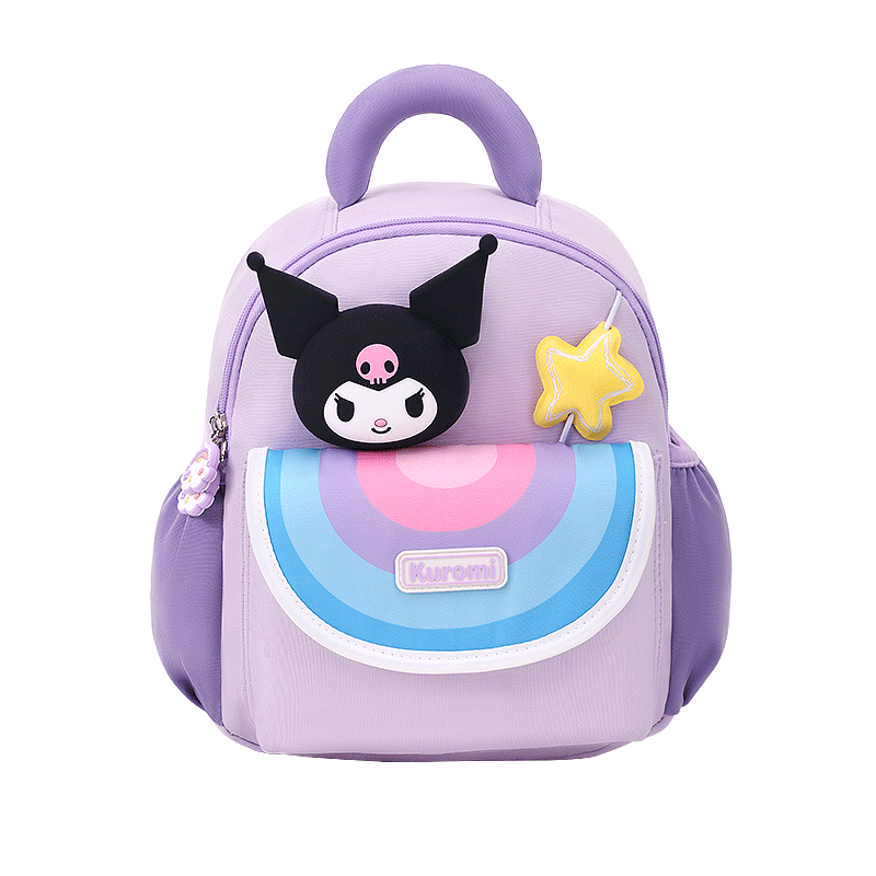 Hello Kitty Kindergarten Backpack for Girls, Preschool And Elementary School Students, Baby Outdoor Small Bag, Children's Backpack Gift T0109 Kuromi