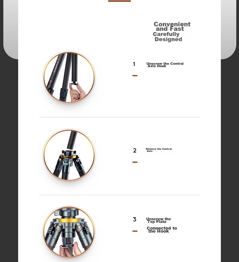 Fotopro T-74C+MH6S Professional Landscape Bird Photography Digital Camera, Mirrorless Camera Photography And Videography Hydraulic Video Gimbal, Carbon Fiber Camera Tripod 22