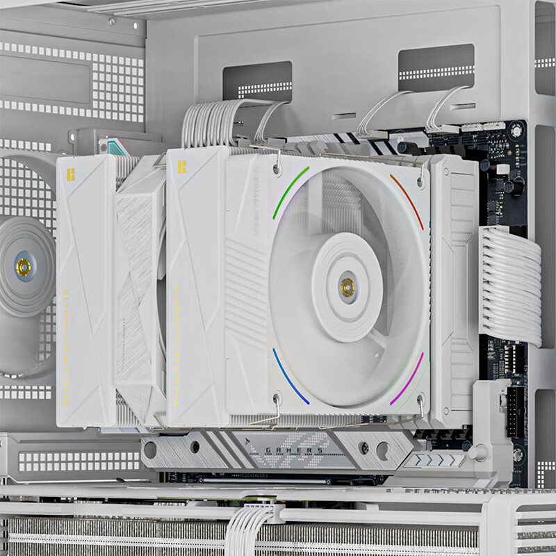 Thermalright ROYAL PRETOR 130 ULTRA WHITE, Dual-Tower Airflow Design with 7 Heat Pipes, Wind Cooling Radiator, RP130 WHITE