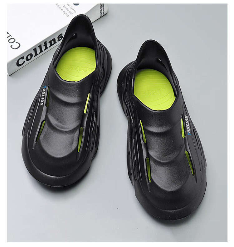 TonLion Men's Sandals, Summer 2026 Breathable Hole Shoes, Men's Outdoor Sports Beach Sandals And Slippers 9