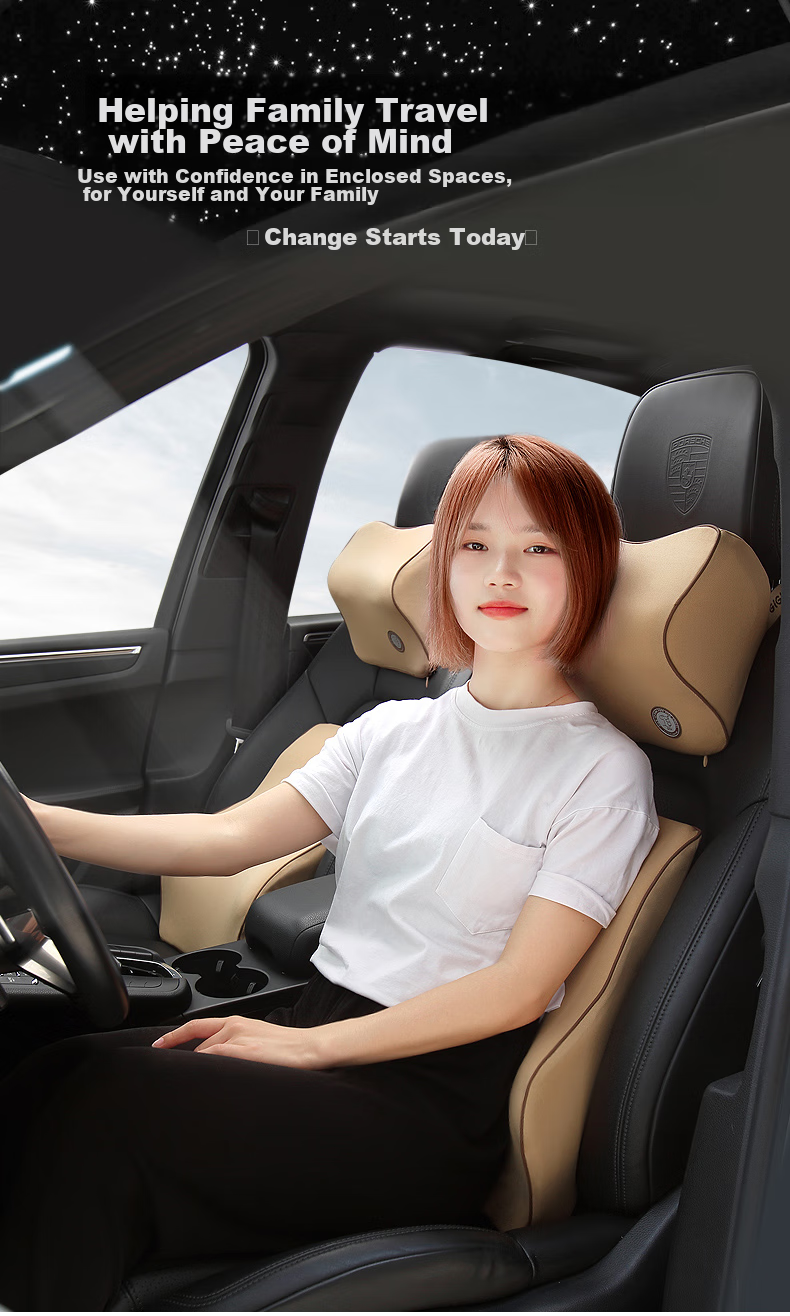 GiGi Car Lumbar Support Memory Foam Cushion Backrest Pillow for Car, Office, And Home Use 10