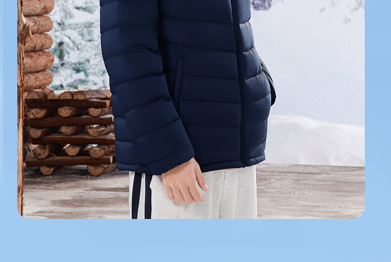 361° Men's Down Jacket Autumn Winter New Lightweight Short Warm Hooded Sports Inner Layer 652544302D-4 27