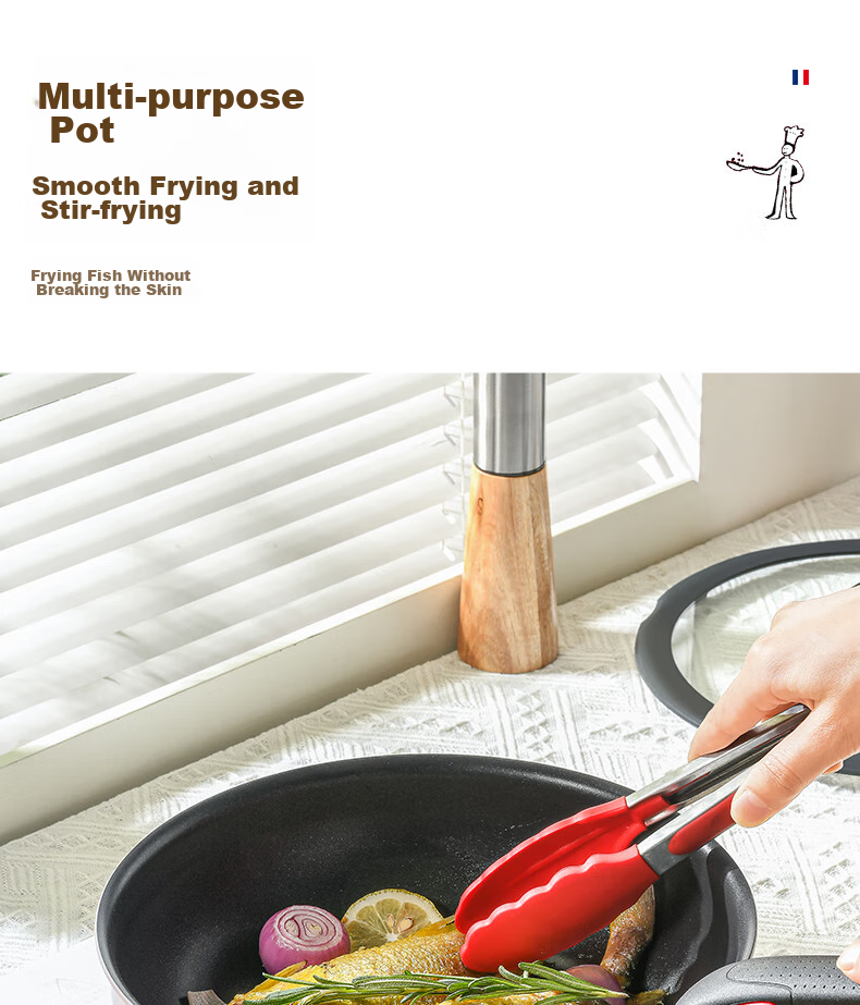 Tefal Cookware Set with Detachable Handles, Non-Stick Pan with Titanium Coating, Versatile Skillet Suitable for Dishwasher 17