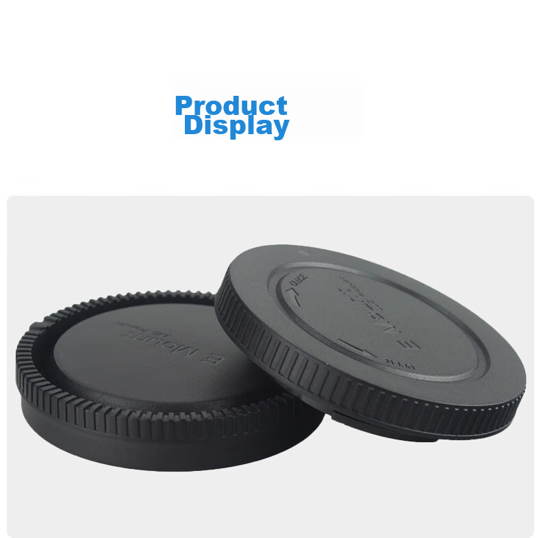 JJC Compatible Lens Hood for Sony Camera Body, Lens Cap for A7r5/r4/r3 A7m5/m4 A7s3 A7C ZV-E1 ZV-E10 A6400 A6700 E-Mount 3