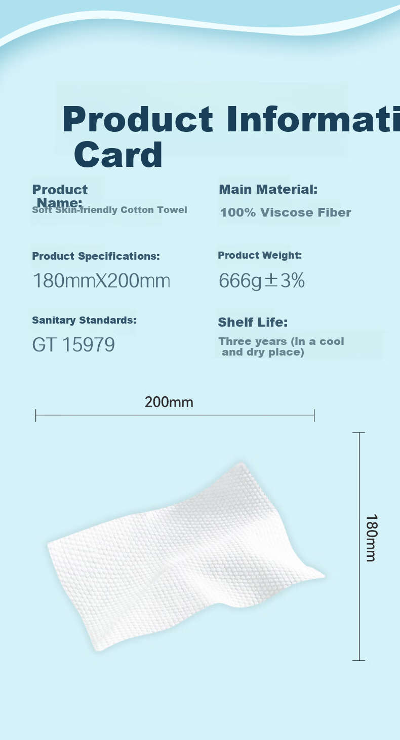 ROUYA Dry And Wet Face Towels, Disposable Baby Cleansing Wipes, Soft Cotton Pads, 72 Sheets * 12 Packs 9