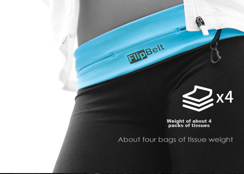 Flipbelt [Classic Waist Pack] Multifunctional Outdoor Running Belt for Men And Women, Marathon Gear, Phone Pouch, Fluorescent Green, XS 13