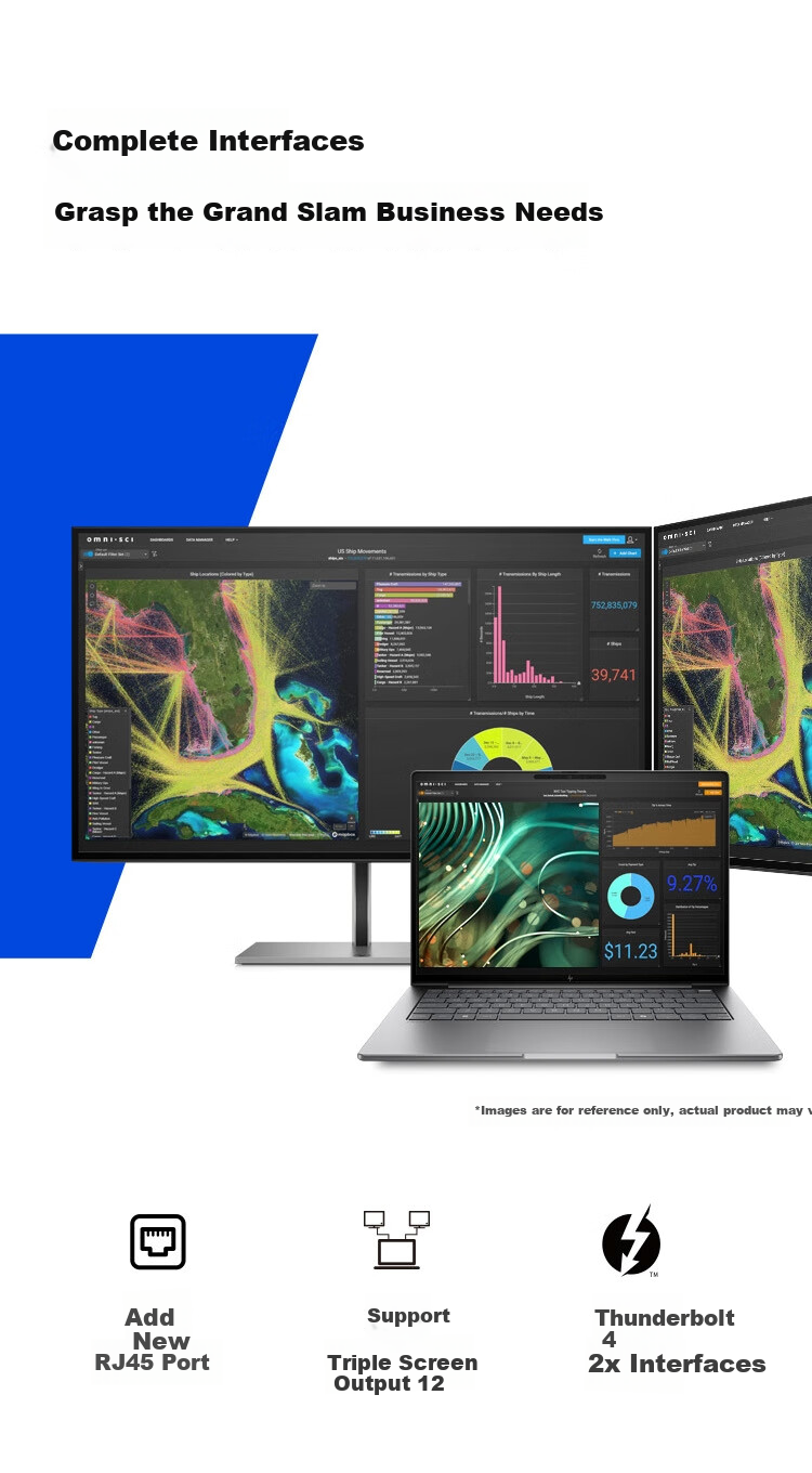 HP ZhanX New 14-Inch Workstation-Level High-Performance Version Premium Thin And Light Business Laptop, Core Ultra9 285H, 32GB RAM, 1TB Storage, 2.5K Display, Quantum Gray 3