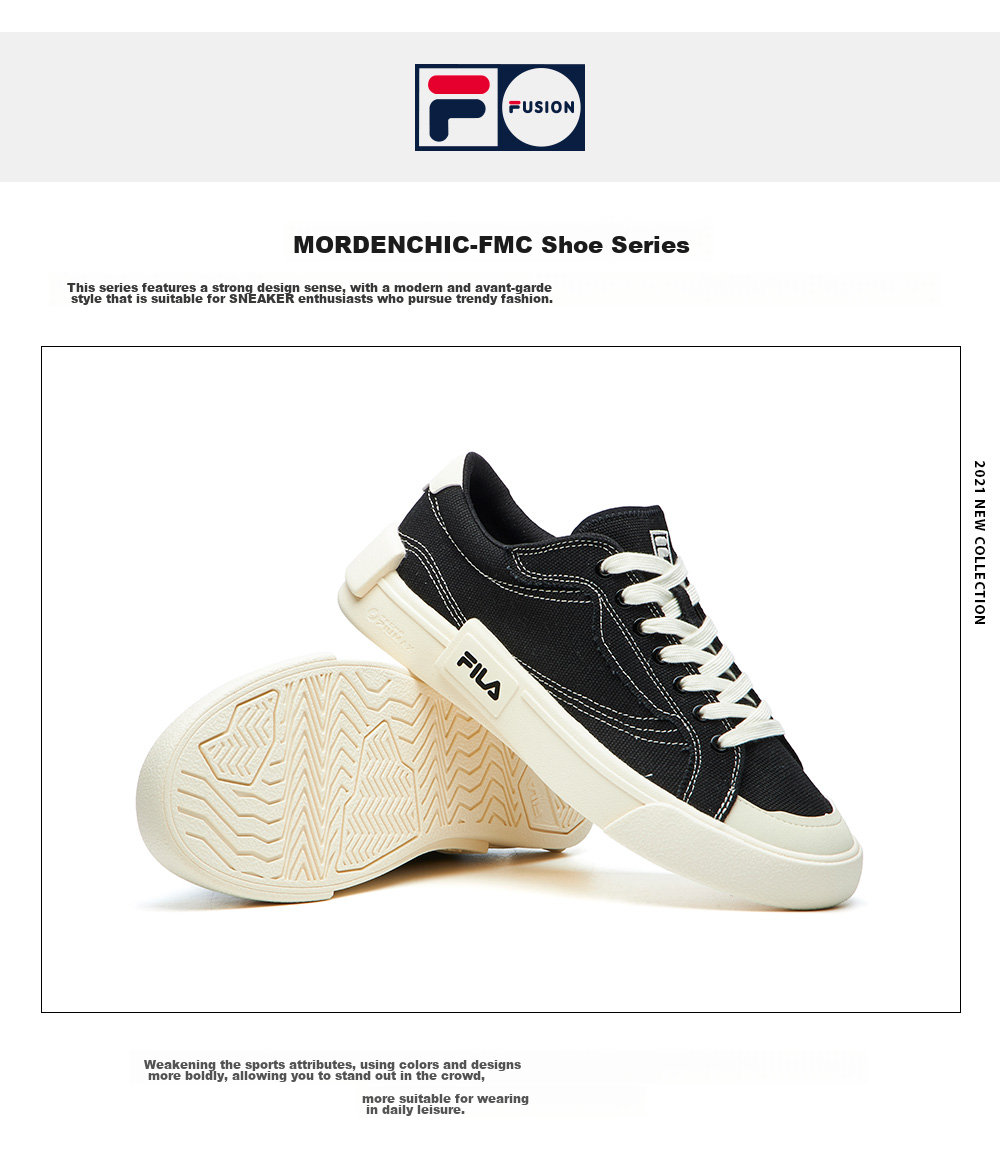 FILA FUSION POP Canvas Women's Sneakers Sports Casual Shoes 11