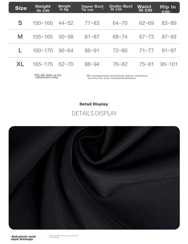BALNEAIRE [Jiang Shuying's Choice], Little Black Dress Series One-Piece Swimsuit for Women, Elegant And High-End Feel for Hot Springs Resort, 61598 M 12