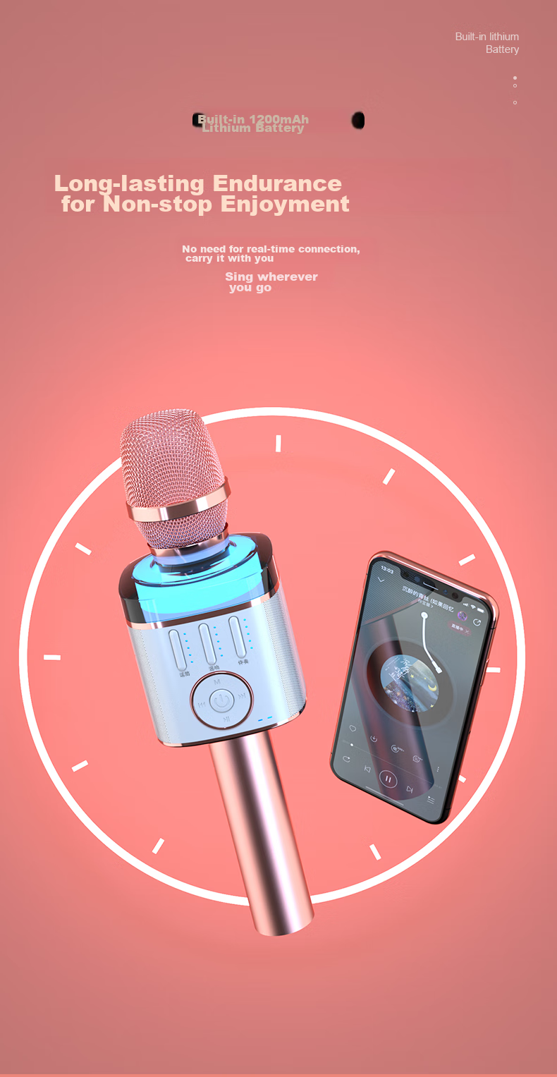 Hifier Wireless Bluetooth Microphone Speaker All-In Mobile Ai Voice Tuning Home KTV Indoor Outdoor Karaoke Live Streaming Host Portable Microphone Long Battery Life Live Streaming Device X9 13