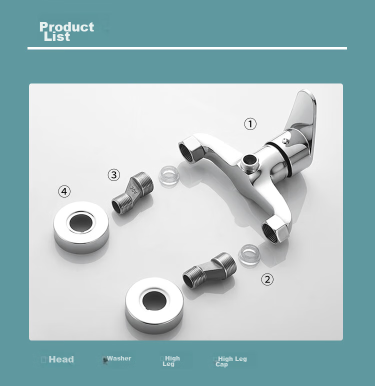 MEJUE Hot And Cold Water Faucet Shower Head Brass Body Thickened Bathroom Mixer Valve Concealed Installation Z-013092 10