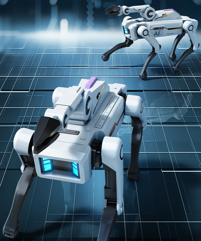 Julai Smart AI Calling Robot Dog Early Education Toy Remote Control Car Programming Stunt Gift for Boys and Girls Birthday New Year 7