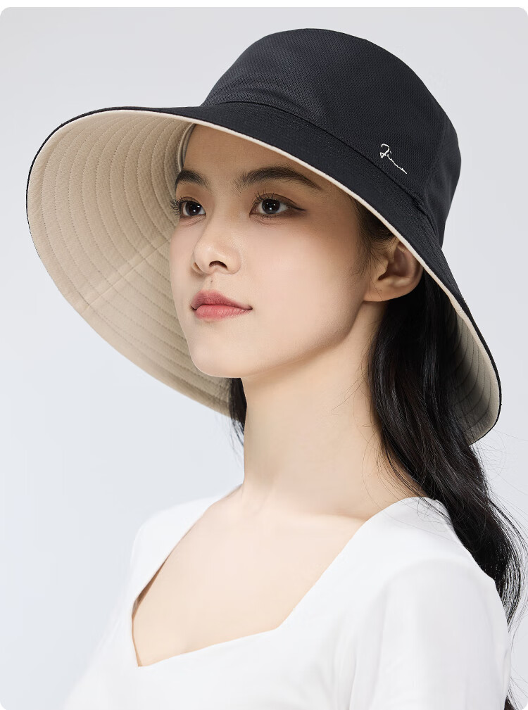 JIUMU Sun Protection Hat for Women, Sun Visor Hat, Sunhat, Fisherman Hat, Cooling Hat, Summer Outdoor Face-Covering UV Protection Hat for Wome 19