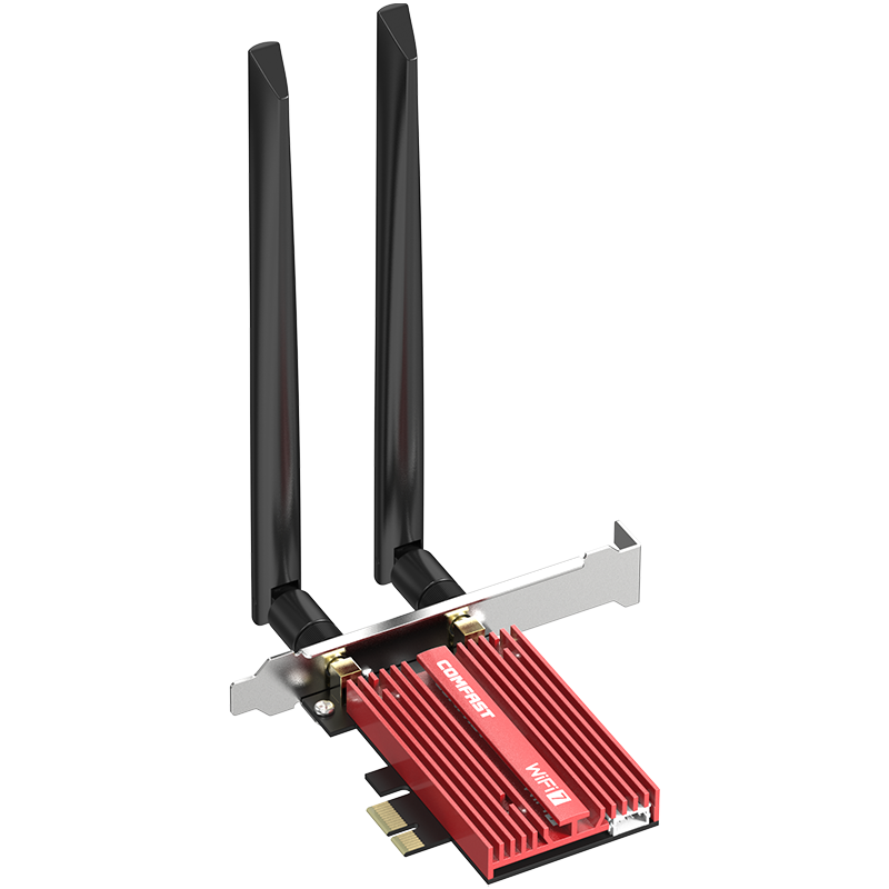 COMFAST CF-BE200Pro WiFi7 Wireless Network Adapter BE8800, Desktop Computer Internal PCIE Interface, Wireless Bluetooth 5.4 Dual-Band Gigabit 5G WiFi Receiver