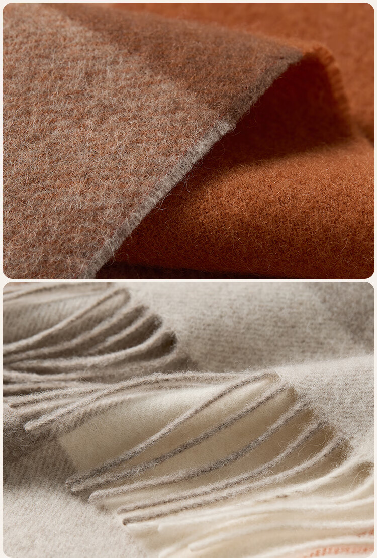 JIUMU Pure Wool Scarf for Women, Autumn And Winter Neck Warmer, Outer Wrap, Warm Shawl, Gift for Women, Mid-Autumn Festival Birthday Present, Gift Box Set 17