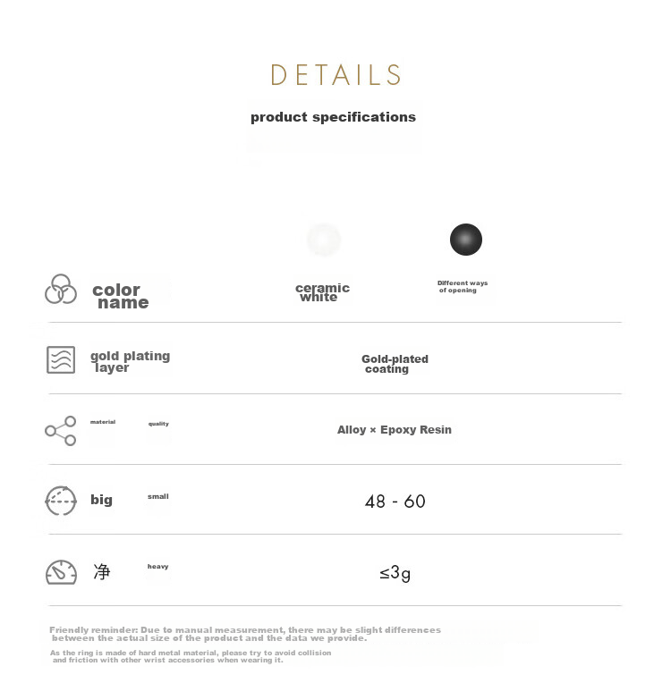 DanielWellington DW Ceramic White Rose Gold Ring for Women, Size 48 Couple Rings DW039 Birthday Gift for Girls 11
