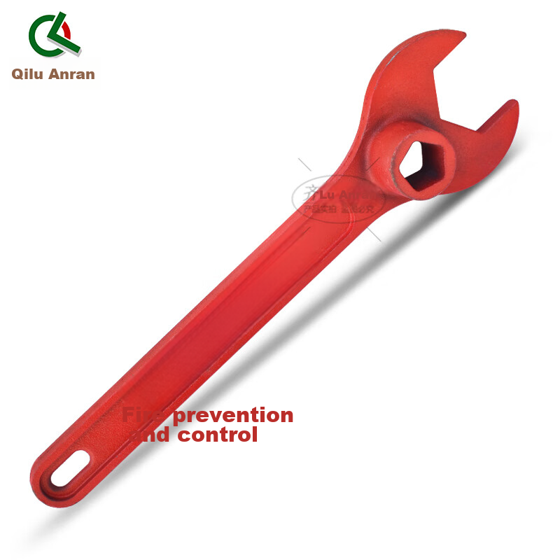 QL Fire Hydrant Wrench, Fire Hose Wrench Tool, Fire Hydrant Hexagonal Wrench Key, Thickened Universal Large Wrench, Opening 6cm, Length 43.5cm