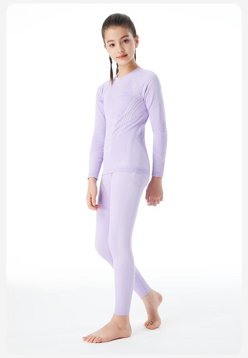 SURPINE Children's Merino Wool Ski Quick-Dry Shirt, Moisture-Wicking Antibacterial Underwear 13