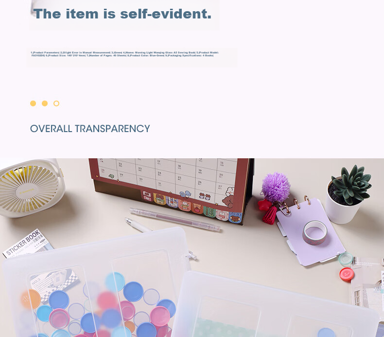 KW-Trio A4 Transparent Document Storage Box, Waterproof, for Certificates And Durable Files, Card Holder Organizer Box 10