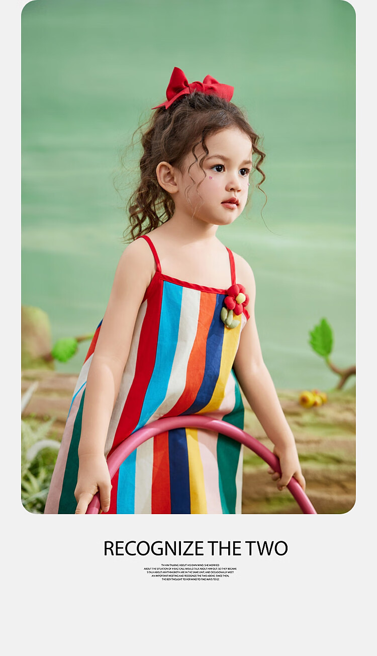 ASK JUNIOR Girls' Sleeveless Dress, Summer Spaghetti Strap Princess Dress, Toddler And Infant Vacation Dress 9