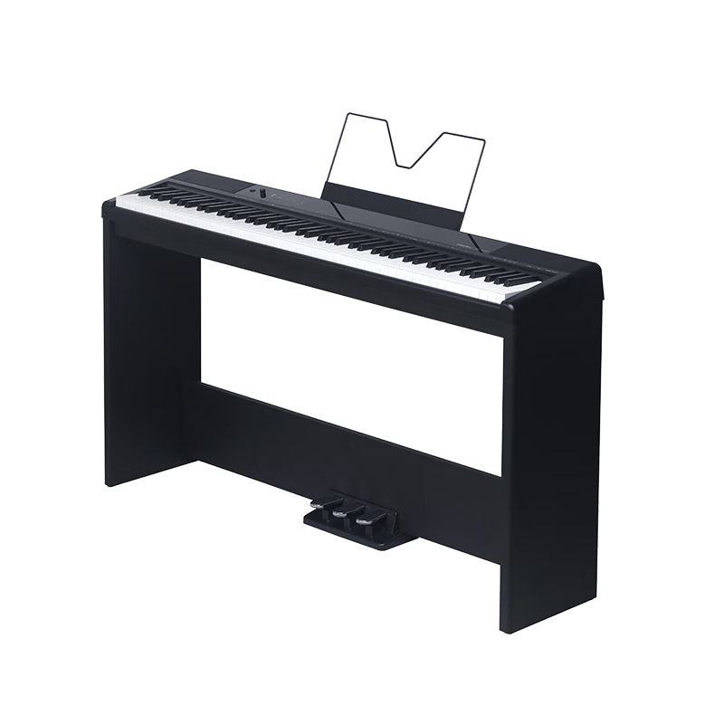 MEDELI Digital Piano SP-C120 Heavy Hammer 88-Key Weighted Portable Digital Piano, Black Key Head + Black Stand