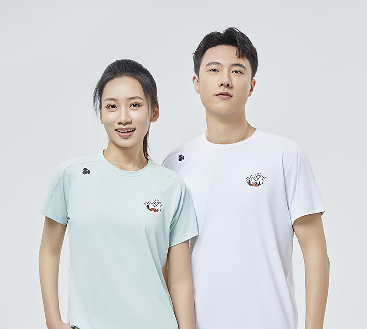 SCALER Ice Rainbow Quick-Dry T-Shirt for Men And Women, Spring/summer New Arrival, Sports Running Breathable Round Neck Outdoor Short Sleeve F4115567 32