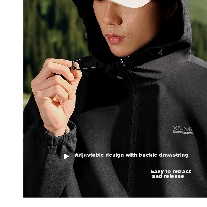 361° Men's Triple-Protection Jacket, Autumn Water-Repellent Sportswear, Casual Commuter Hooded Windbreaker, Outdoor Jacket 13