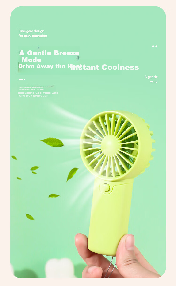 TaTanice Cartoon Mini Fan for Summer Desk, USB Rechargeable Storage Pen Holder, Multifunctional Fan with Lion Design, Portable 4