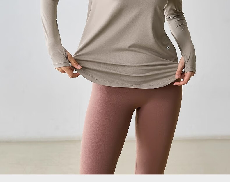 Gigt Women's Long-Sleeve Sports T-Shirt, Yoga Top, Slim-Fit Workout Shirt, Running Training Wear, Quick-Dry Tee 22