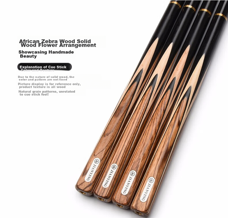 Jianying Billiard Cue, Small Tip Cue, Detachable, Colorful Black 8 Snooker Cue Set, Chinese Black Eight, 3/4 Pool Cue, SC2501 9