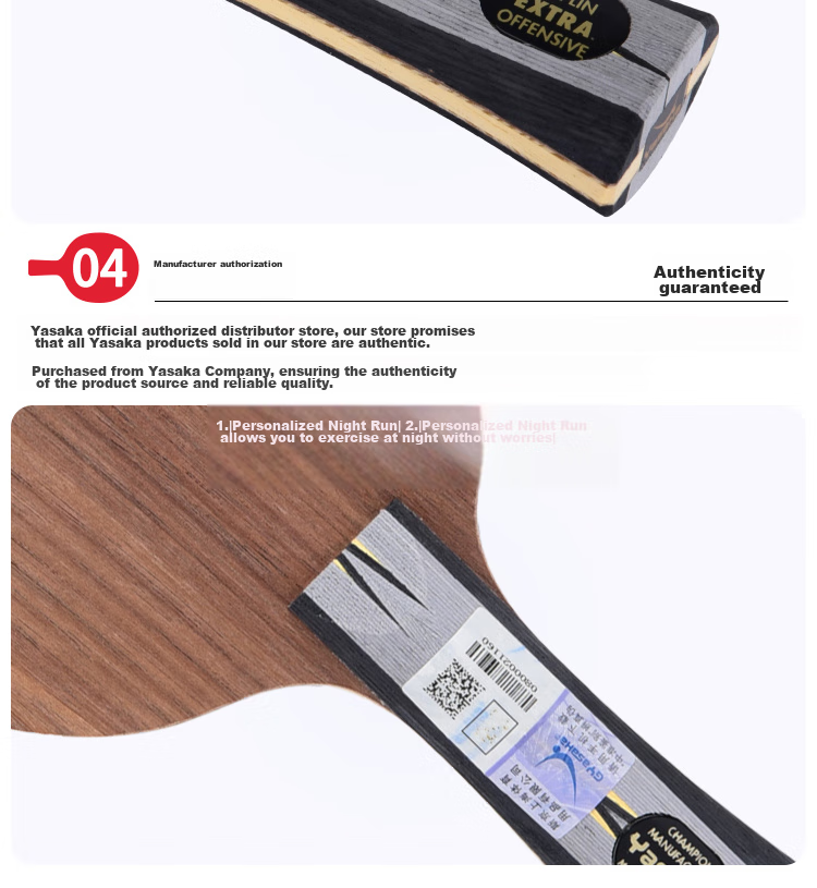 YASAKA YEO Professional Table Tennis Blade, Table Tennis Racket, Penhold Grip 10
