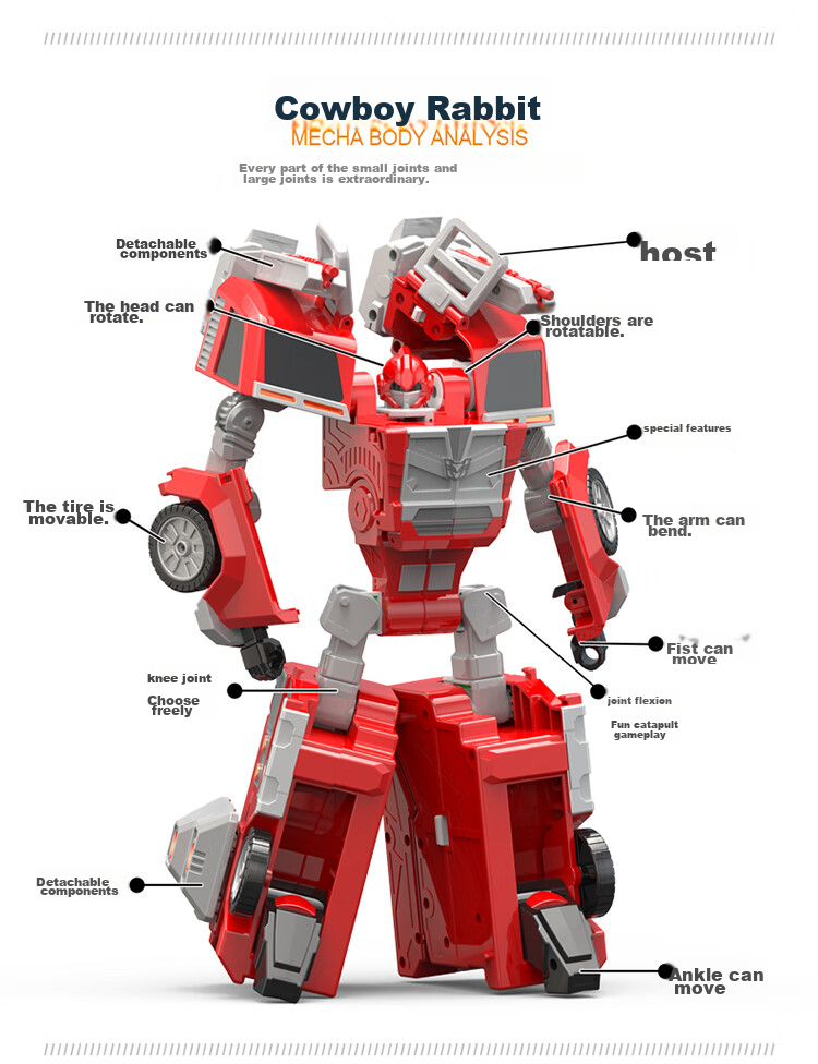 JUMPGO Mini Agent Team X Toy Transforming Agent X Equipment S1 Light And Sound Gun Sword, Boys' Children's Gift 7