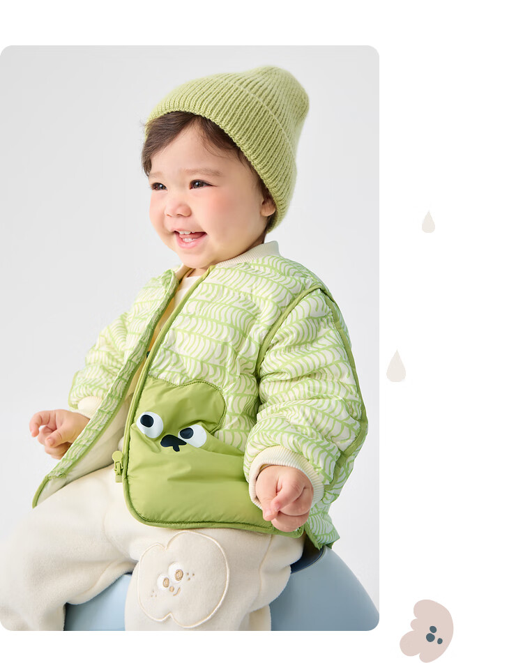 BALABALA Children's down Jacket, Triple Protection Clothing, Lightweight Baseball Collar Coat, Boys And Girls Outerwear, Autumn And Winter Wear, Floral Cute Desig 22
