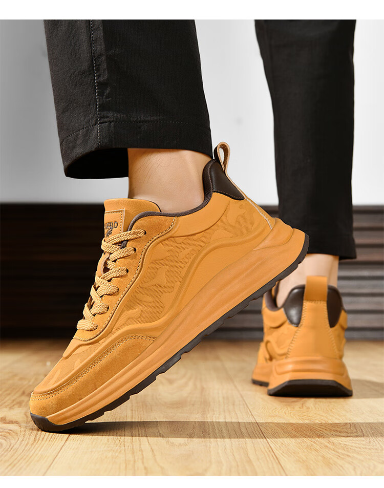 CARTELO Men's New Shoes for Summer And Autumn, Versatile Casual Sports Running Travel Hiking Retro Soft Thick-Soled Dad Shoes 40