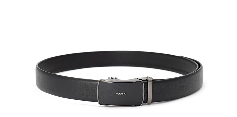 Aokang Men's Automatic Buckle Belt, Business Waistband, Top-Grain Leather Gift Box, Trouser Belt, Birthday Gift for Husband 12