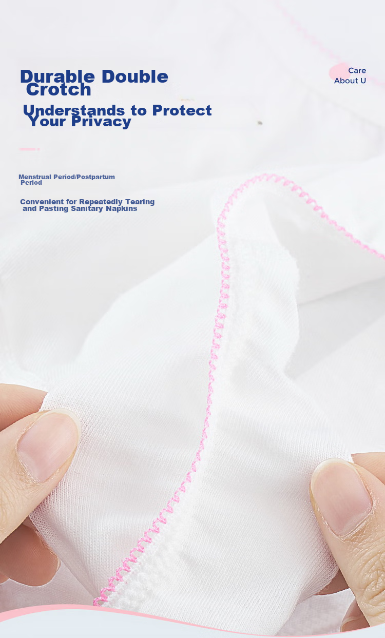 Matern'ella Disposable Underwear for Pregnant Women, Business Travel, Daily Use, Travel-Friendly, No-Wash Pure Cotton Panties XXXL Size 8 Pieces [Sterilized] 4