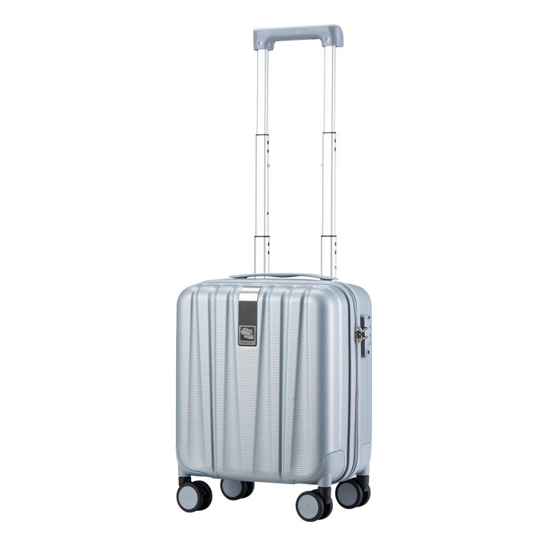 HANKE Luggage, Suitcase for Men And Women, Budget-Friendly Carry-On Travel Case, 14-Inch Eco-Friendly Gray Small Password Lock Suitcase, Store's Best-Seller