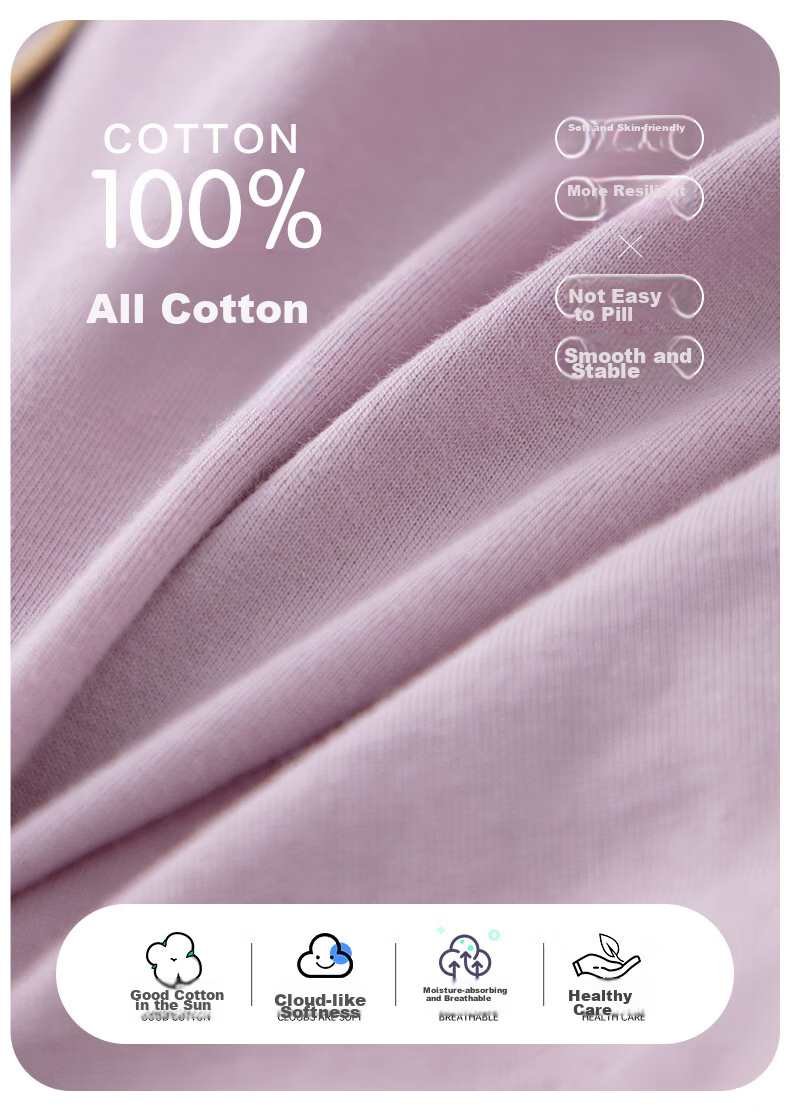 Yiershuang [100% Pure Cotton] Women's Loungewear Set, Suitable for Home Wear Or Outdoor Use, Turndown Collar, Long Sleeves, Long Pants, Pajamas for Wome 3
