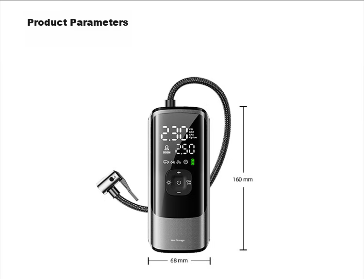 NEWO Car Air Pump, Tire Inflator for Vehicles, Bicycle And Electric Bike, Portable Wireless Pressure Gauge, Lixiang I9 30