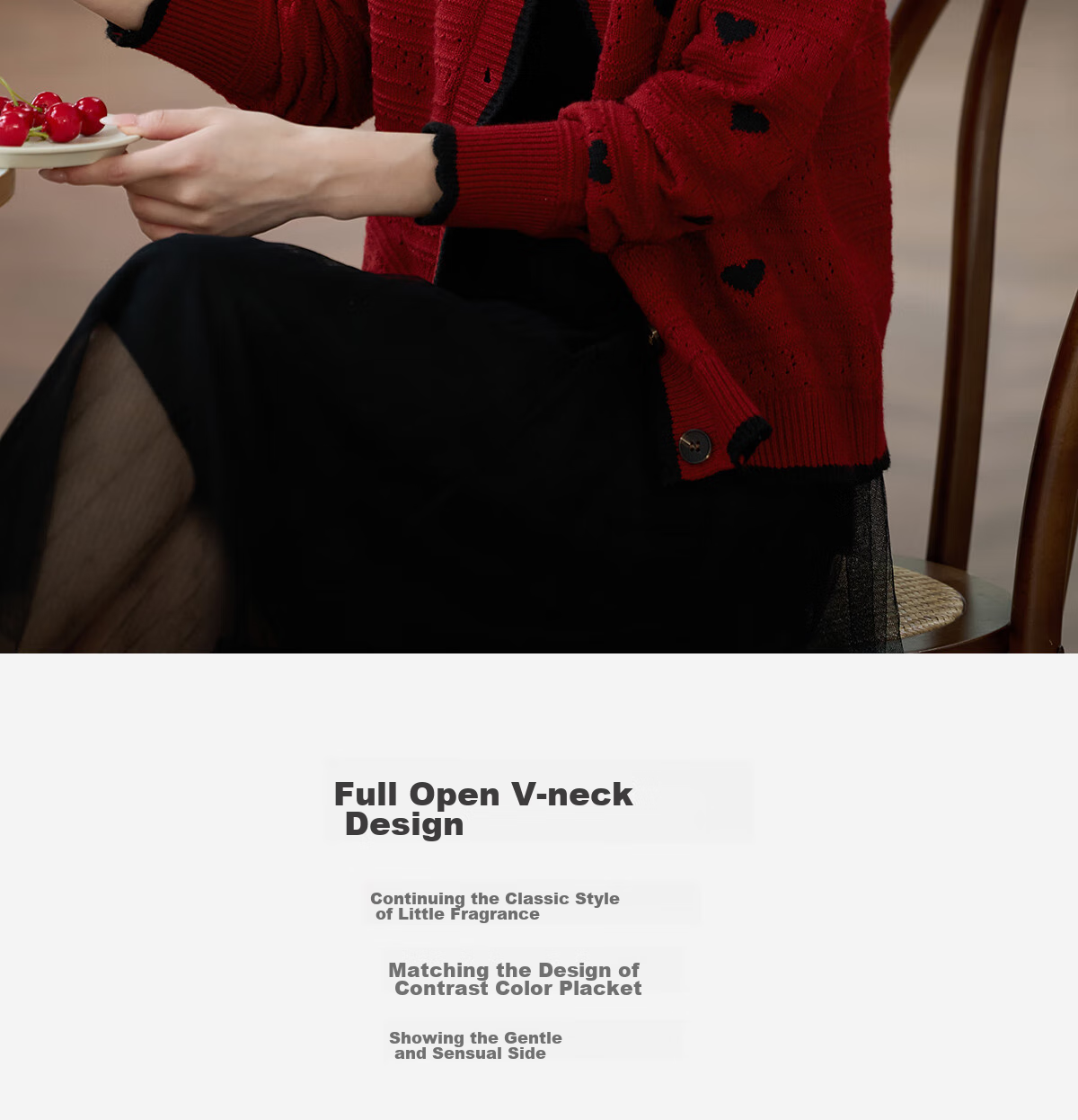 She Enjoy Women's Knitted Cardigan Stand Collar Zipper Sweater Jacket Casual Versatile Knit Outerwear T53Z092 8