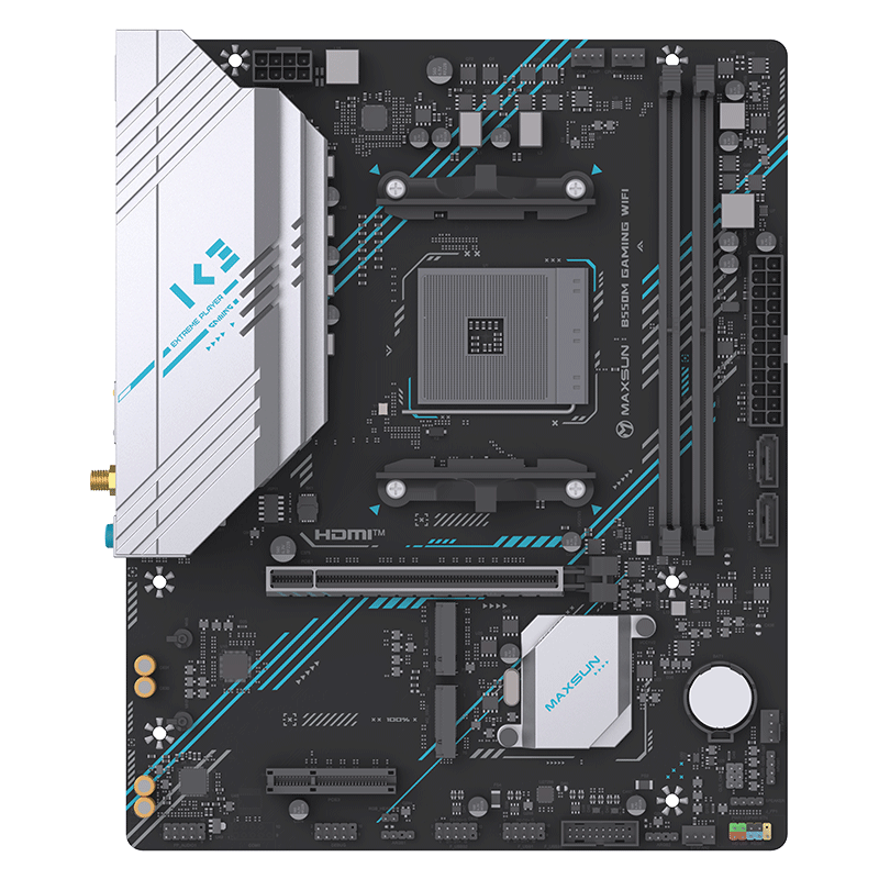 MAXSUN MS-B550M GAMING WIFI Gaming Motherboard Supports Processors 5500/5600GT/5700G/5800X3D (AMD B550/Socket AM4)