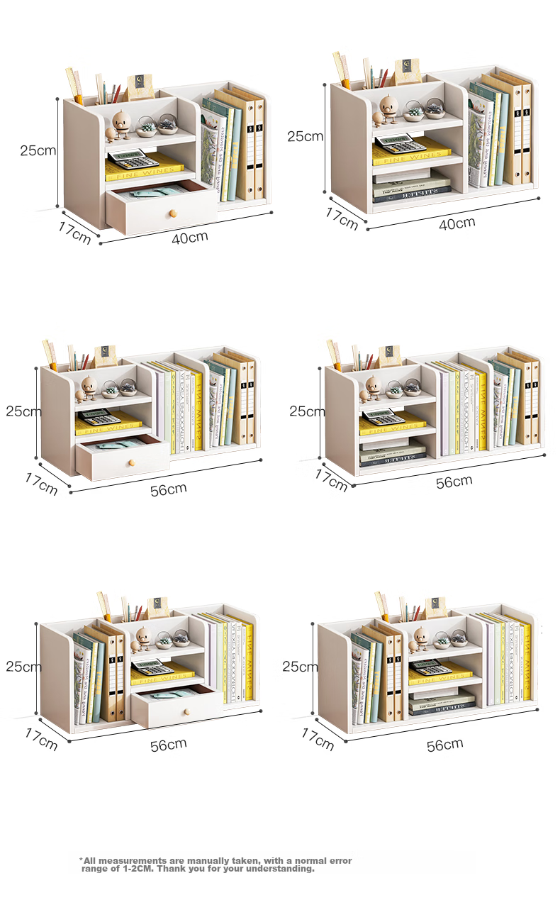 Anerya Printer Desktop Bookshelf, Double-Layer Stand, Desktop Storage, Copy Holder 8