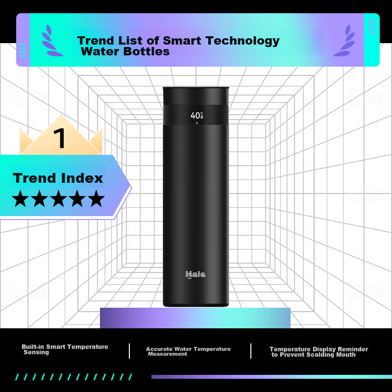 Huawei Smart Selection Haers Intelligent Flip-Lid Insulated Cup, 440ml Water Bottle, 316L Stainless Steel, Birthday Gift for Children, Students, Men And Women