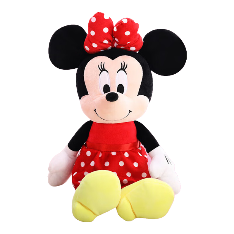 Disney Plush Toy, Mickey Mouse Doll, Comforting Doll, Pillow, Decoration, Stuffed Animal, Birthday Gift for Girls, Minnie