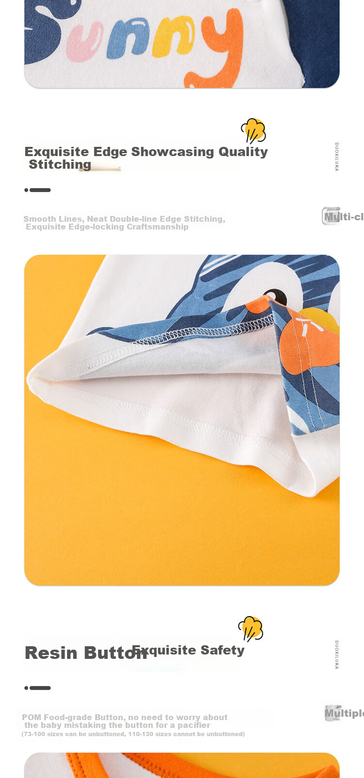 DUOXILUK Children's Undershirt, Spring And Autumn Long-Sleeve T-Shirt for Boys And Girls, Yellow Doraemon Excavator Design, Size 110 3